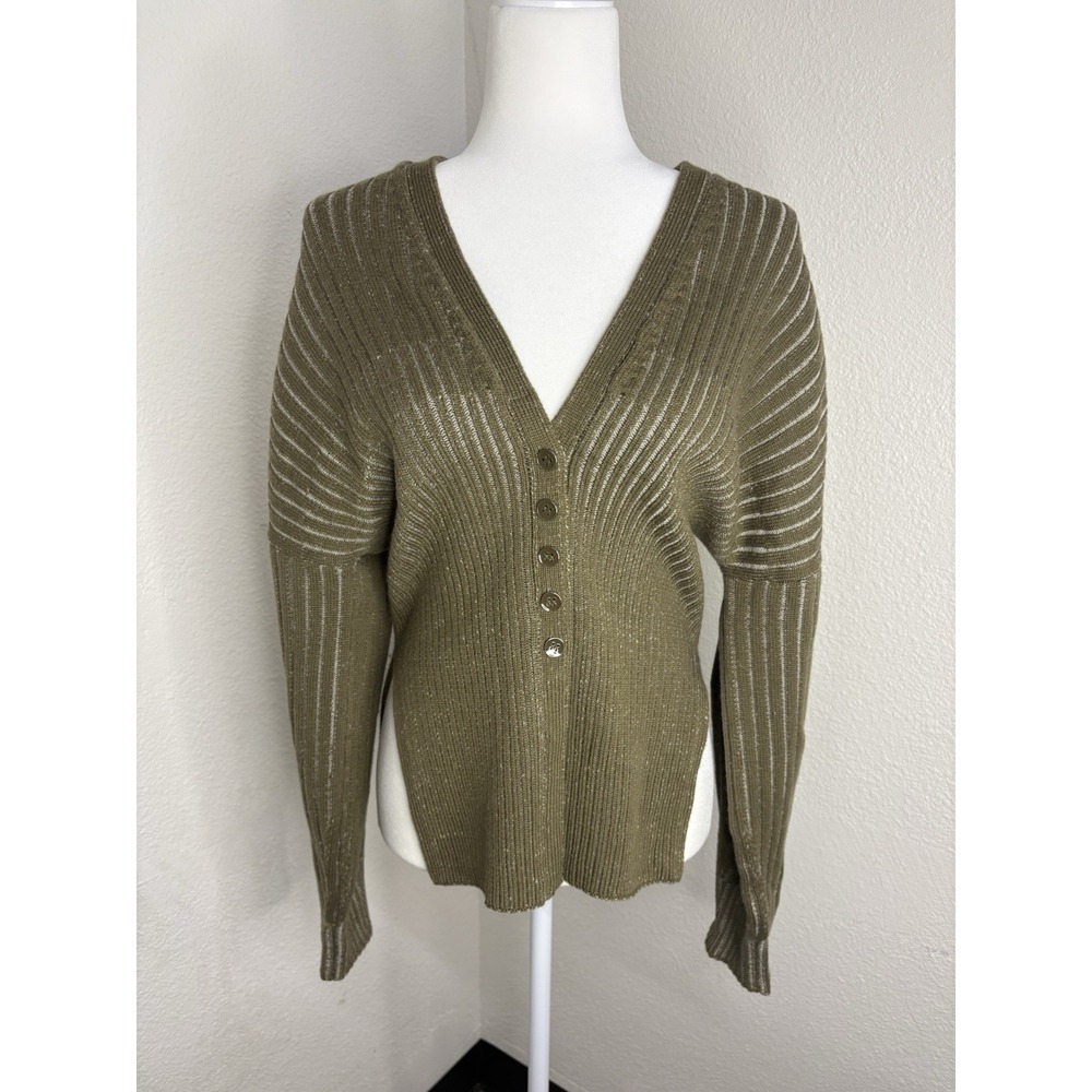 3.1 Philip Lim ribbed wool v-neck cardigan Size S